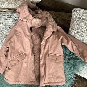 Zara Toddler girl Jacket Nude Pink